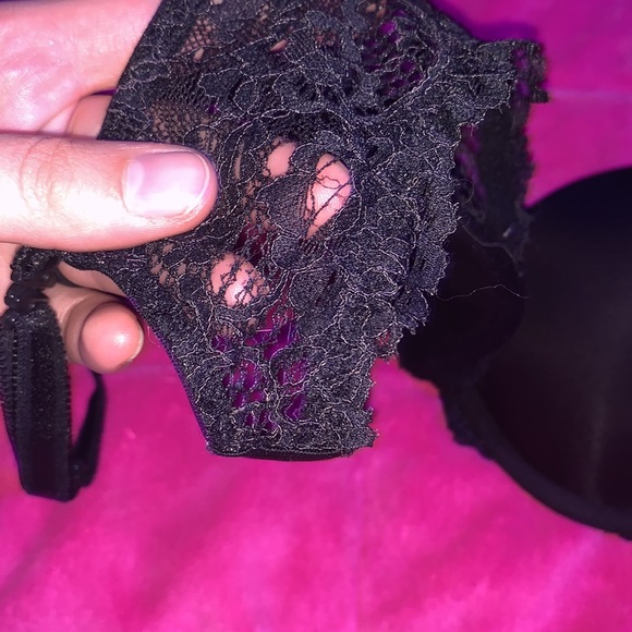 Victorias Secret Black Lace Push Up Bra - Picture 7 of 9